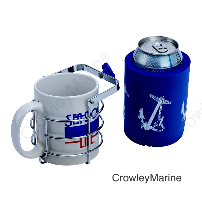 DRINK HOLDER SWIVEL CHROME