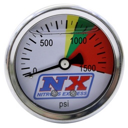 Nitrous Express Nitrous Pressure Gauge Only (0-1500 PSI) thumbnail-1