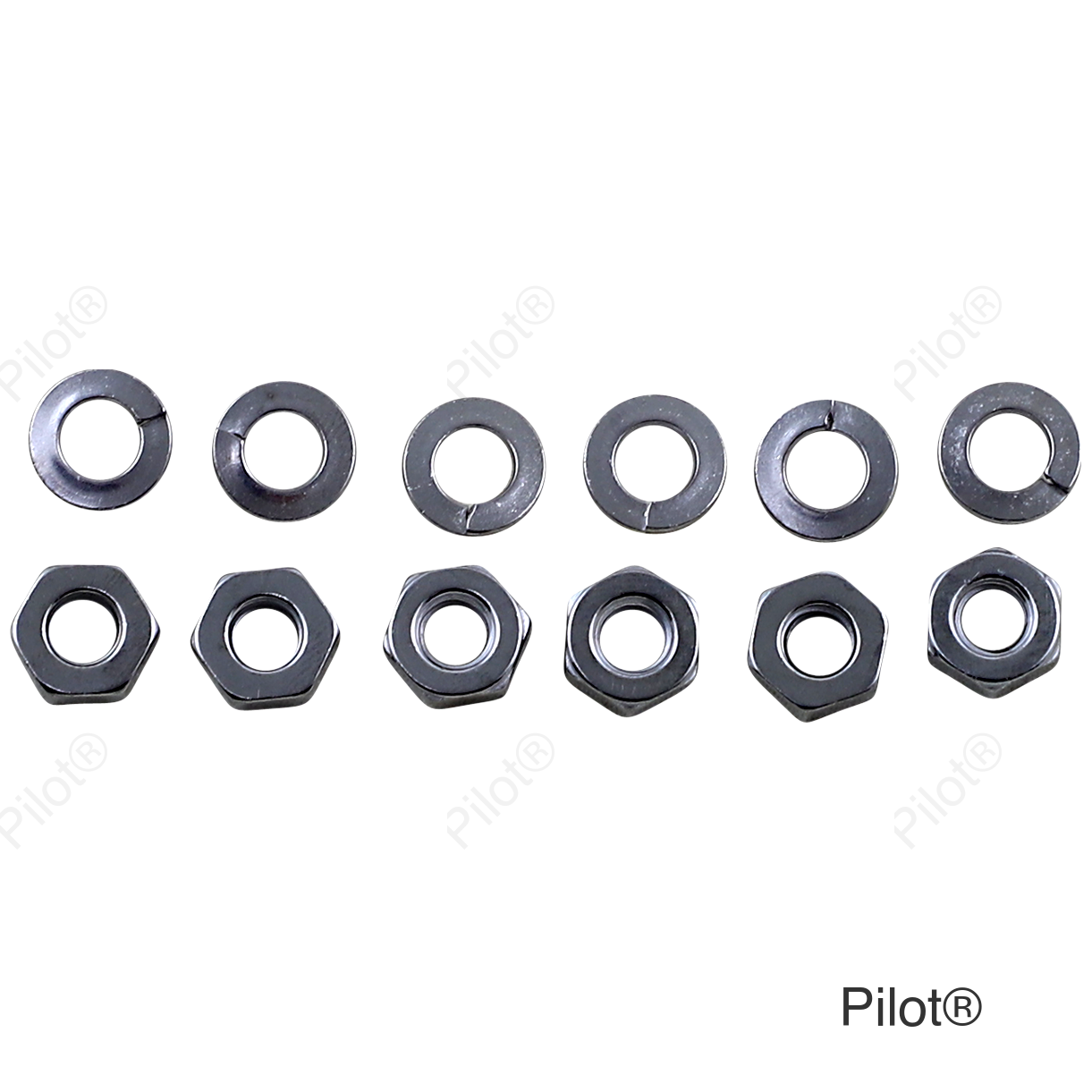 Oil Pump Nut Kit - Chrome