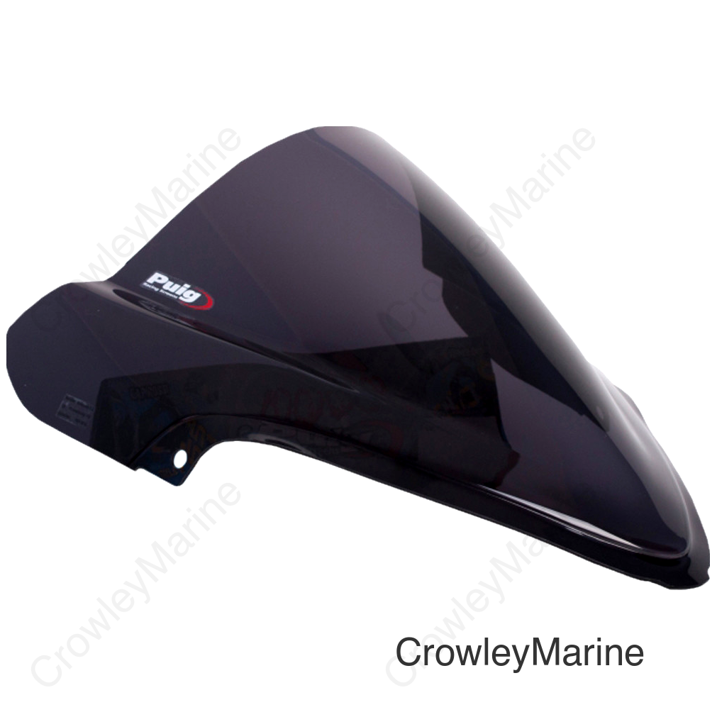 Race Windscreen - 15-3/8" - Dark Smoke - Hayabusa