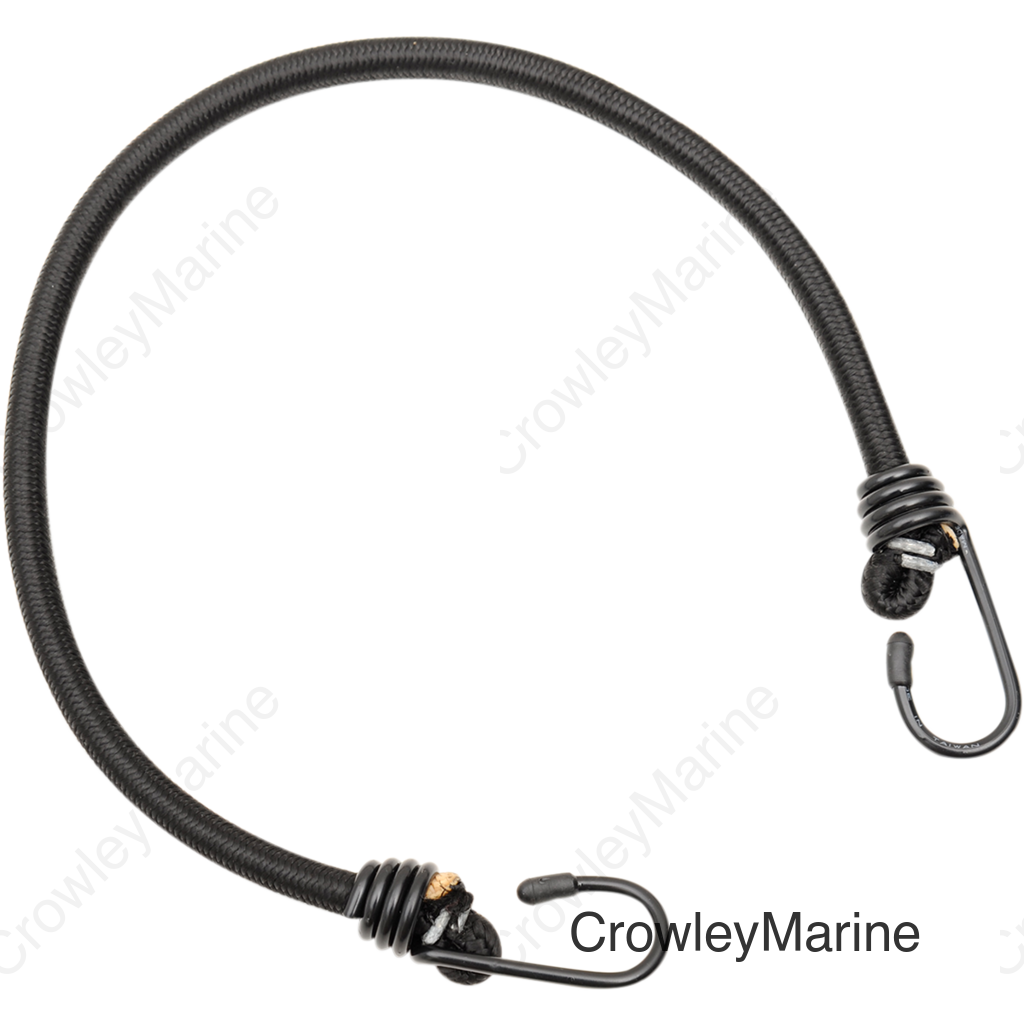 BUNGEE CORD BLK 24"2 HOOK