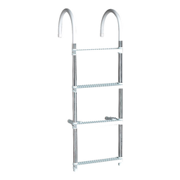Seachoice Aluminum Boarding Ladder, 4 Steps, 15 in. Wide X 47 in. Tall thumbnail-4