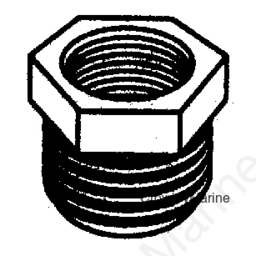 HEX BUSHING 1/2X3/8 thumbnail-0