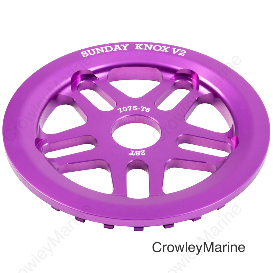 Sunday Knox V2 Sprocket - 28t Anodized Purple