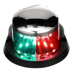 Seachoice LED Bow Light, Marine Navigation, Chrome Bi-Color, 2-Mile Visibility for Sail or Powerboats Under 66 Feet thumbnail-0