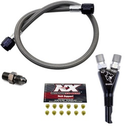 Nitrous Express Shark SHO 400 HP EFI Nozzle w/2ft SHO Hose thumbnail-2