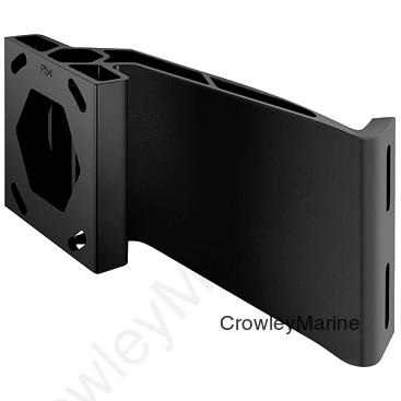 4" Rise, 5" Setback, Port, Black