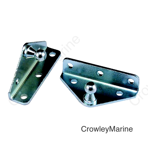JR Products BR12553 Gas Spring Mounting Brackets - Angled, 2/pk