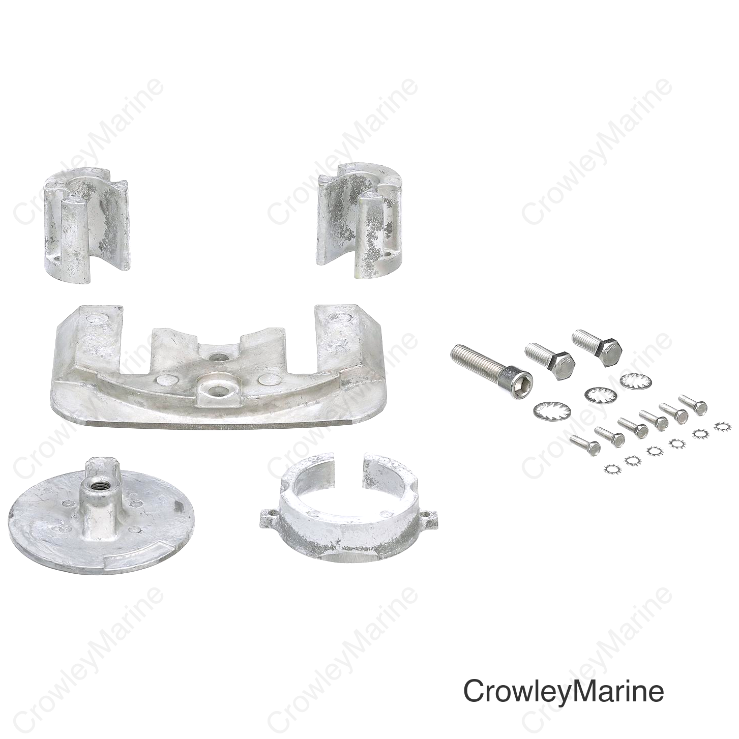 Seachoice Anode Kit, Mercruiser Bravo One, Magnesium, Fresh Water Use, Cadmium-Free, Environmentally Friendly