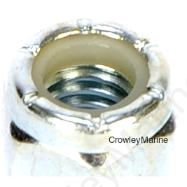 Locknut, 3/8"-16, Nylon Insert, Zinc Plated (408785)