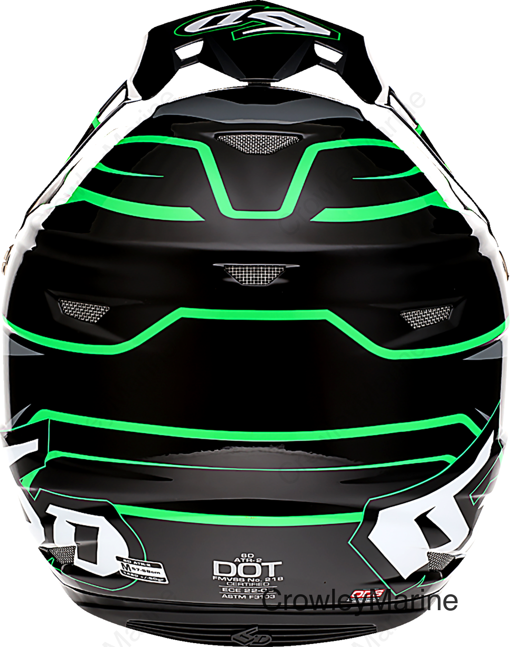 ATR-2 Helmet - Phase - Black/Green - 2XL