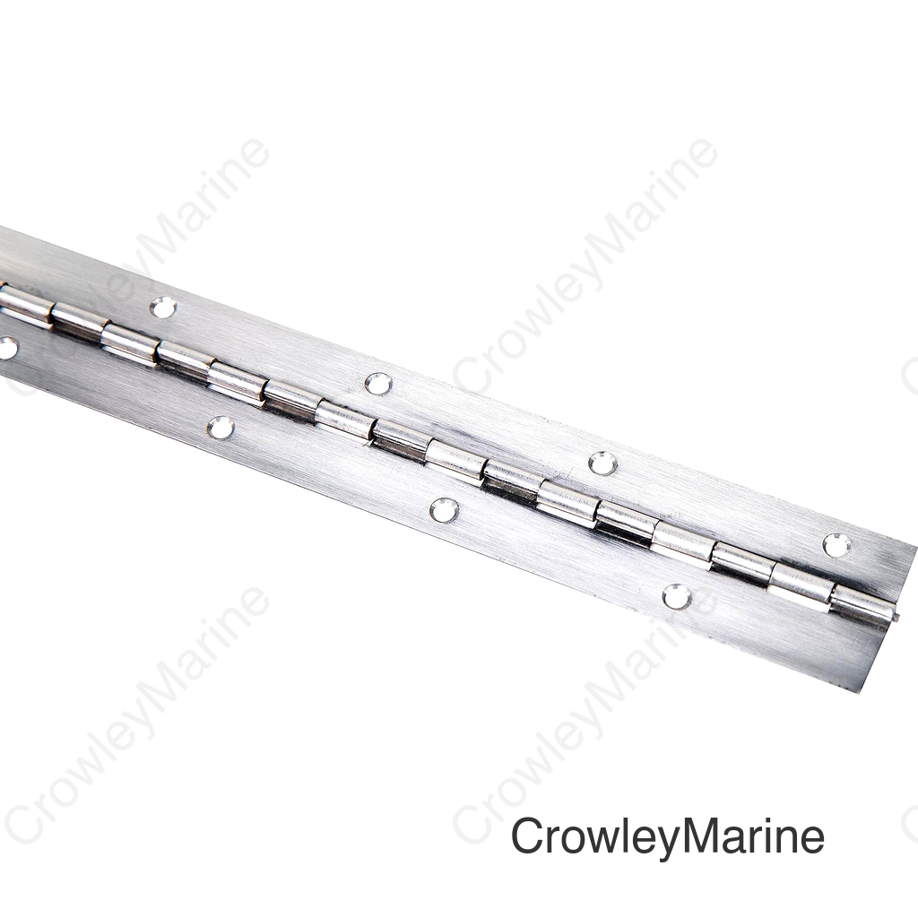 Seachoice Continuous Hinge, 2 in x 36 in, Stainless Steel