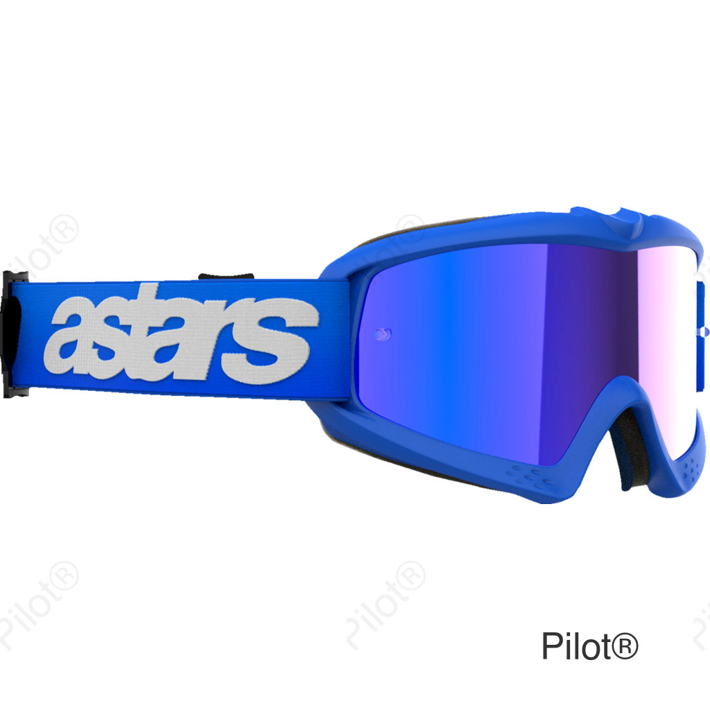 Youth Vision Goggle - Blaze - Blue - Blue Mirror