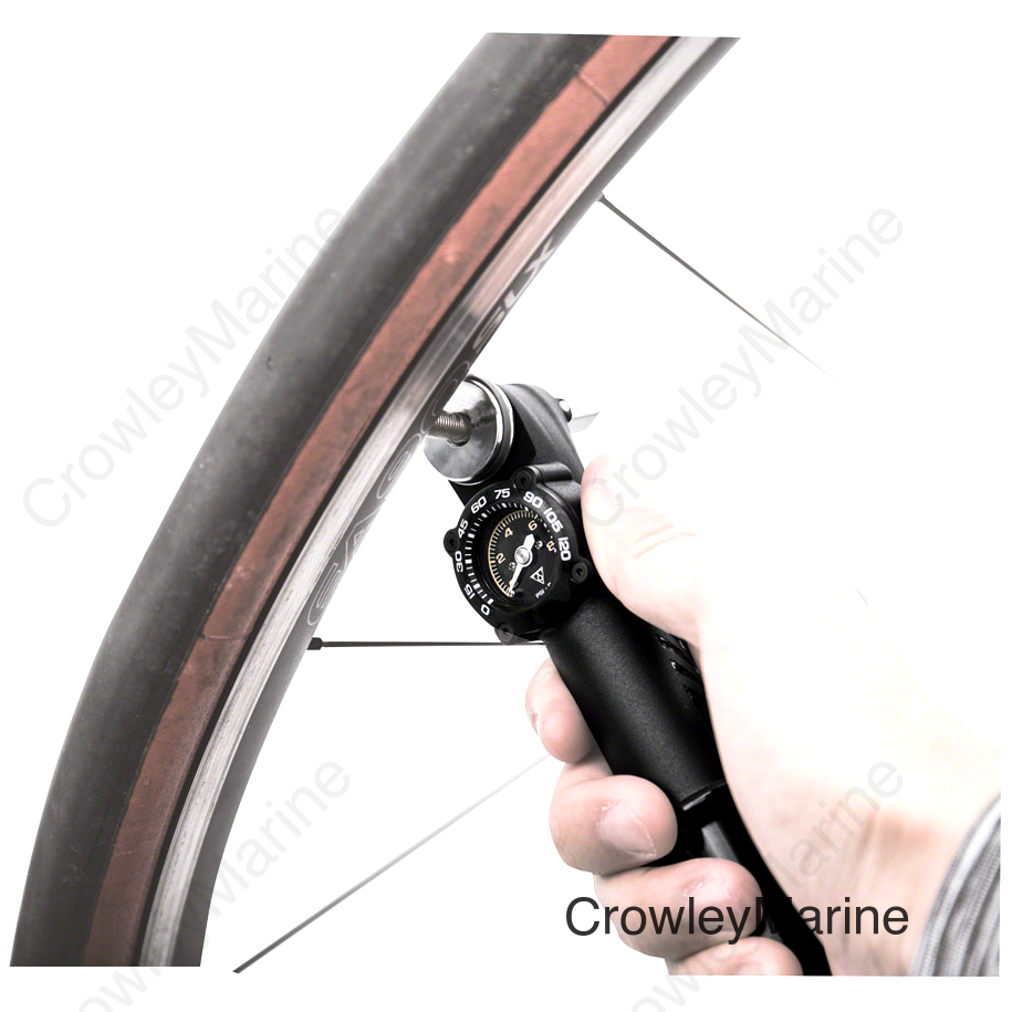 Topeak Road Morph Mini Pump with Gauge - 140psi Silver/Black