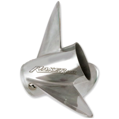 Raker HO Prop - 3 Blade 14.5x22RH Stainless Steel