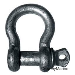 SHACKLE IMPORTED LR GALV 1/4IN thumbnail-0