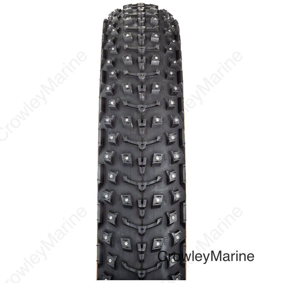 45NRTH Dillinger 5 Tire - 27.5 x 4.5 Tubeless Folding Tan 60 TPI 252 Concave Carbide Aluminum Studs
