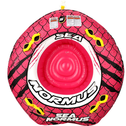 Seachoice Sea-Normus Towable Tube, Open Top Boat Tube w/ Air-Cushioned Floor, 4 Person, 69 In. X 69 In. thumbnail-2