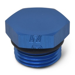 Russell Performance -3 AN Straight Thread Plug (Blue) (Blue) thumbnail-5