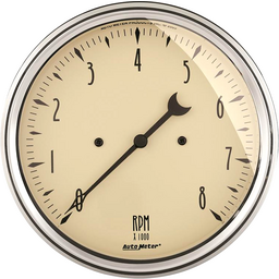 Autometer 2-1/16 inch Antique Beige Fuel Level Gauge thumbnail-2