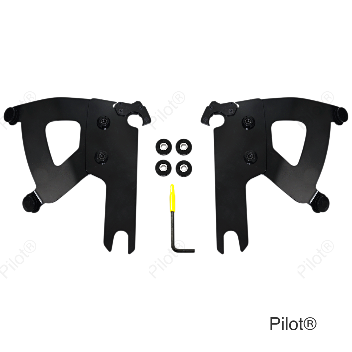 Road Warrior Mounting Kit - Black - FLHR