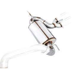 AWE Tuning Ford Focus ST Touring Edition Cat-back Exhaust - Non-Resonated - Chrome Silver Tips thumbnail-1