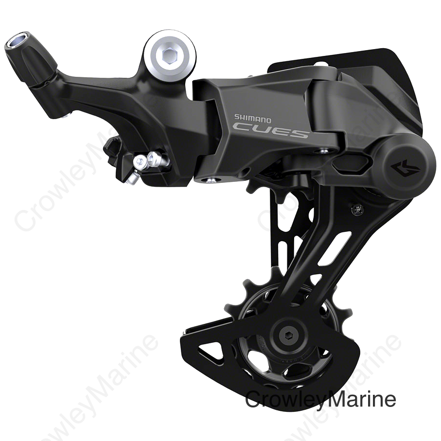 Shimano CUES RD-U4000-GS Rear Derailleur - 9-Speed Shadow Design Direct Attach Medium Cage Black