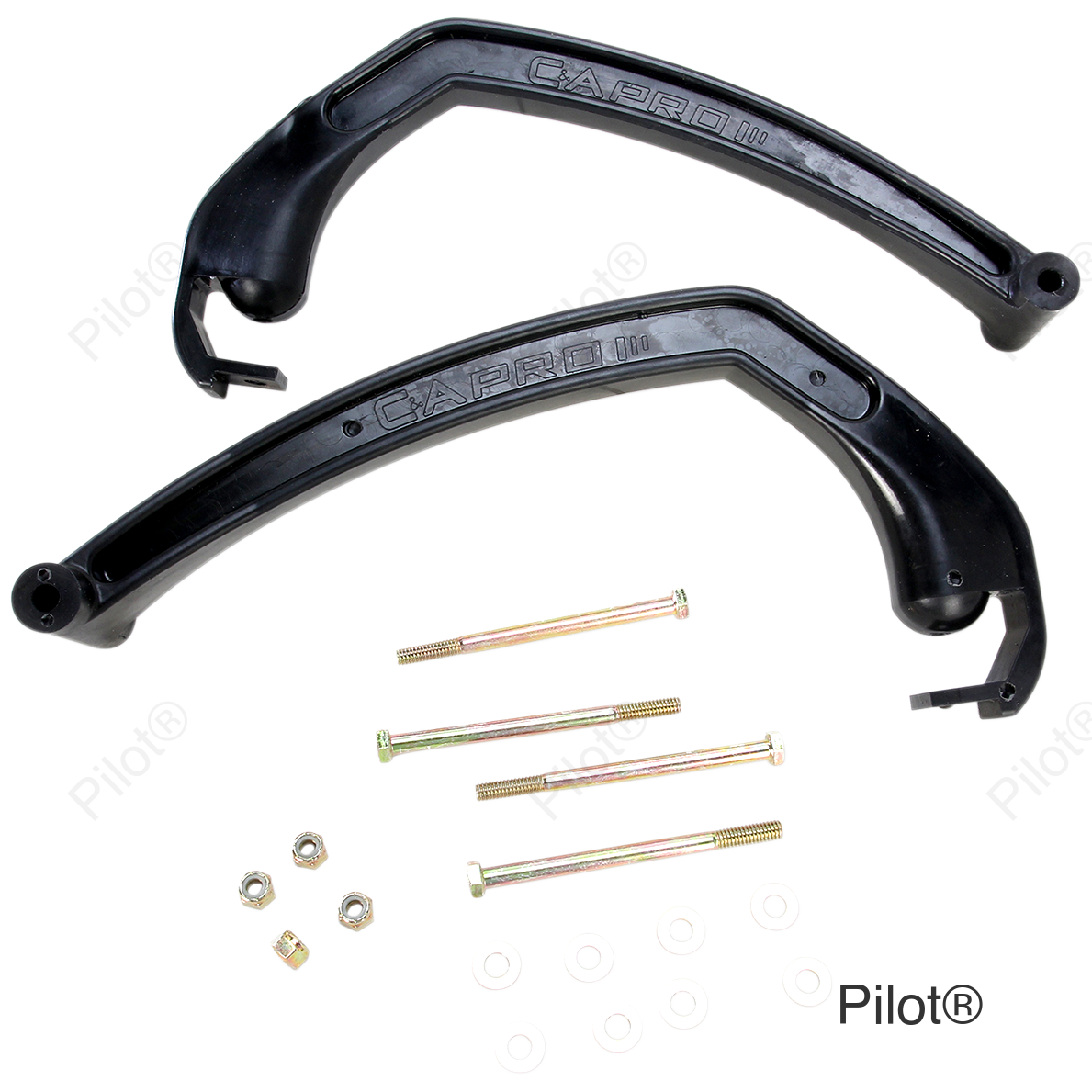 Replacement Ski Handles - Black - Pair