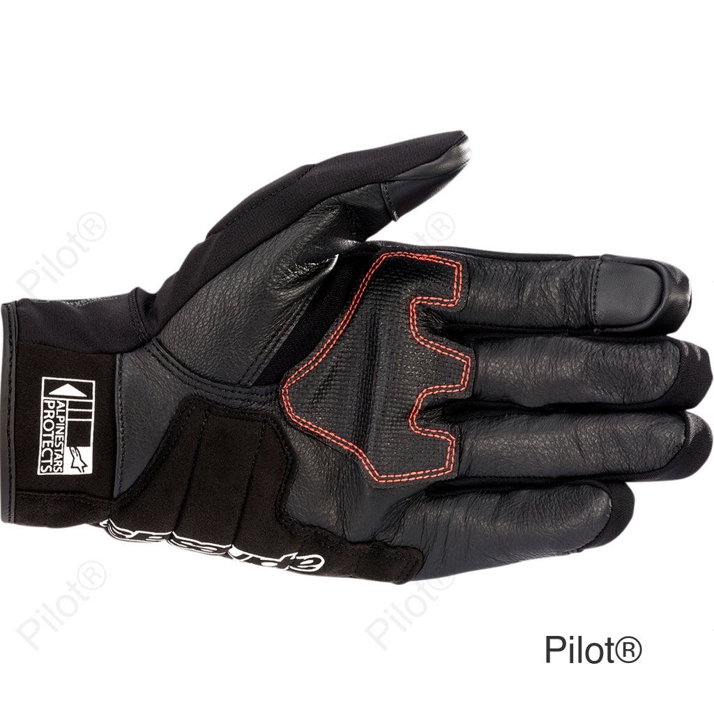 Honda SMX Z Drystar® Gloves - Black/Bright Red - Large