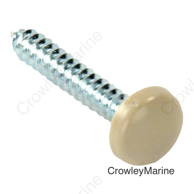 JR Products Kappet Screws With Covers, Beige, 14/pk