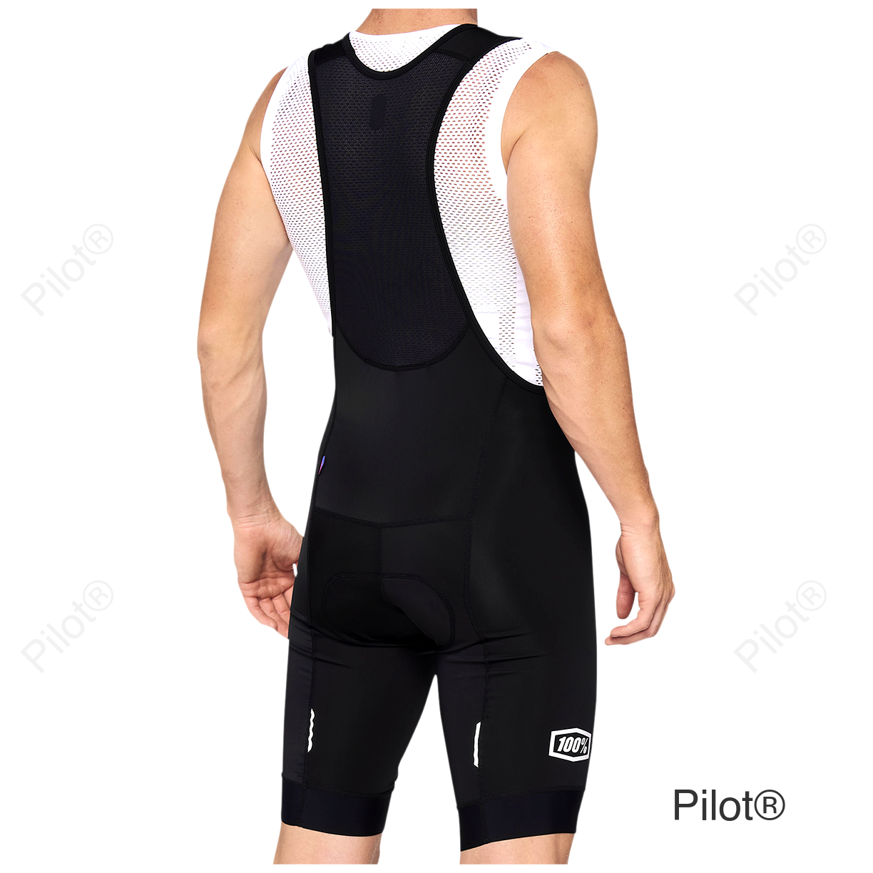 Exceeda Bib Shorts - Black/White - Small