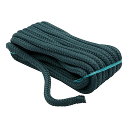 Seachoice Double-Braid Nylon Dock Line w/ Eye Splice, Pre-Shrunk, Heat Stabilized, 3/8 In. X 20 Ft., Forest Green thumbnail-4