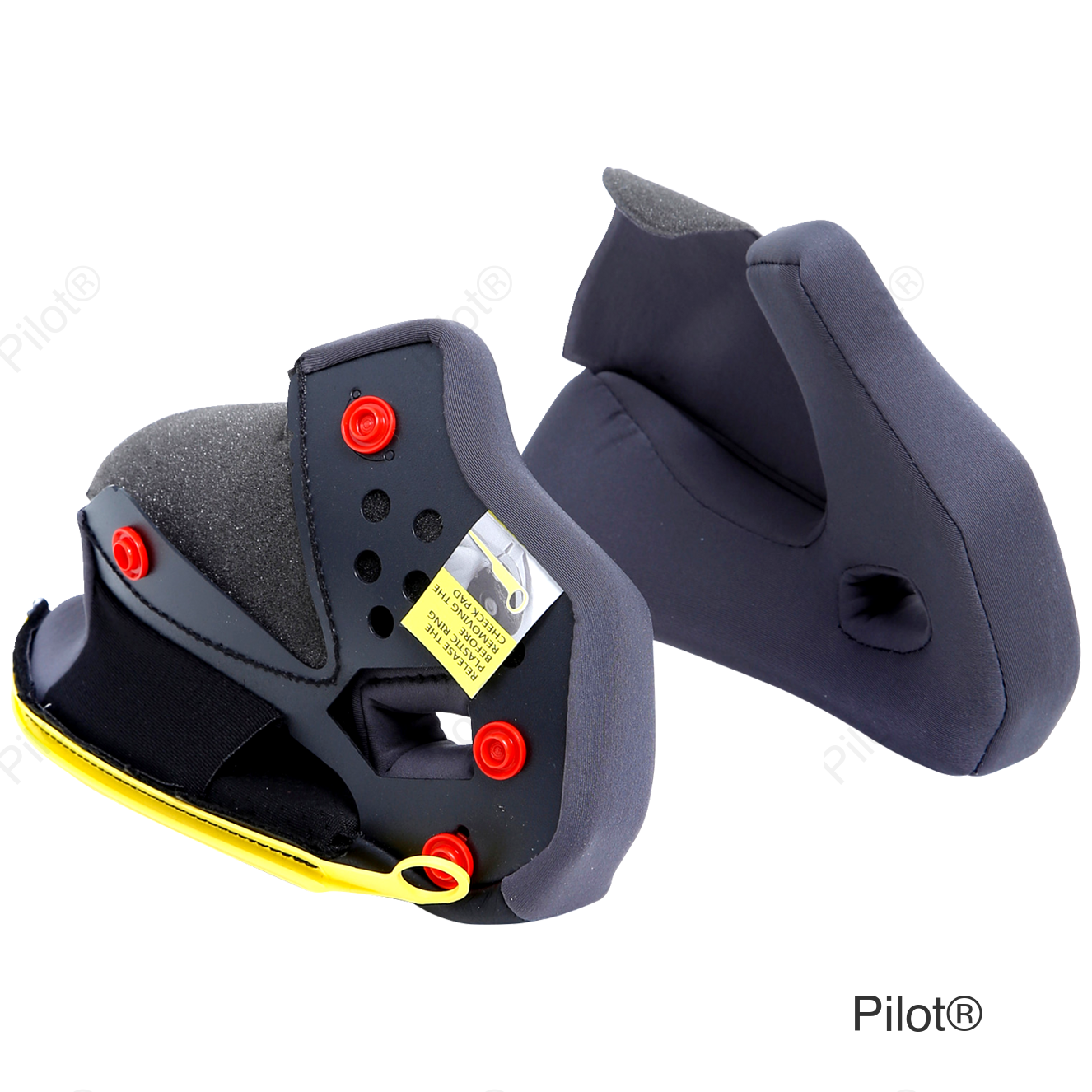 Tourmodular Cheek Pads - Gray/Black - 2XL