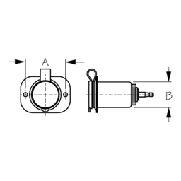 Seadog 4206531 Stainless Steel Power Socket thumbnail-1