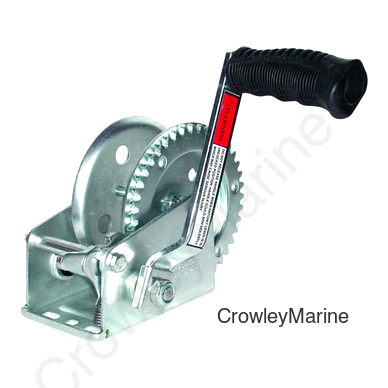 600Pound TRAILER WINCH With STRAP (W600D)