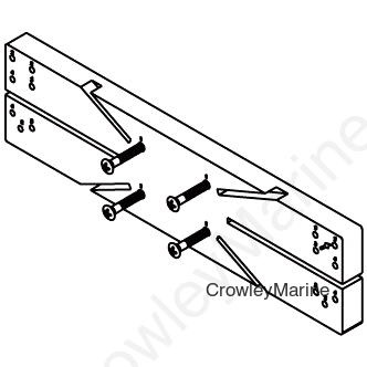 FILLET TABLE RAIL ADPT MT ONLY