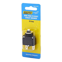 Seachoice Mini Push to Reset Circuit Breaker, 20 AMP thumbnail-1