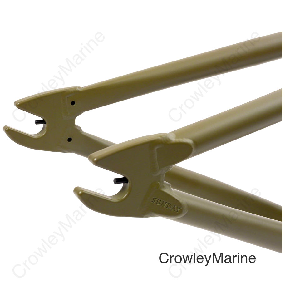 Sunday Wavelength BMX Frame - 20.75 TT Army Green