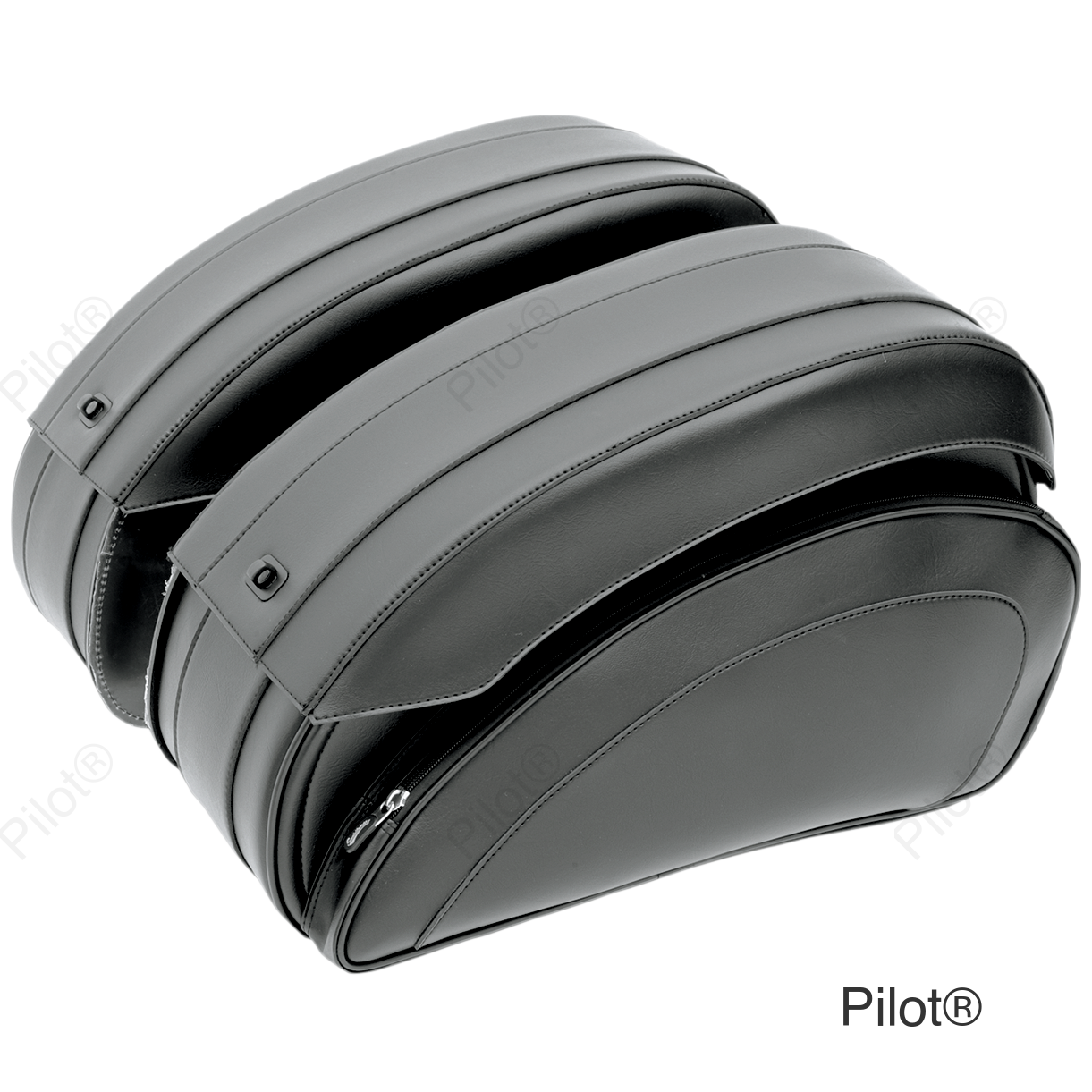 Deluxe Throwover Saddlebag - Black