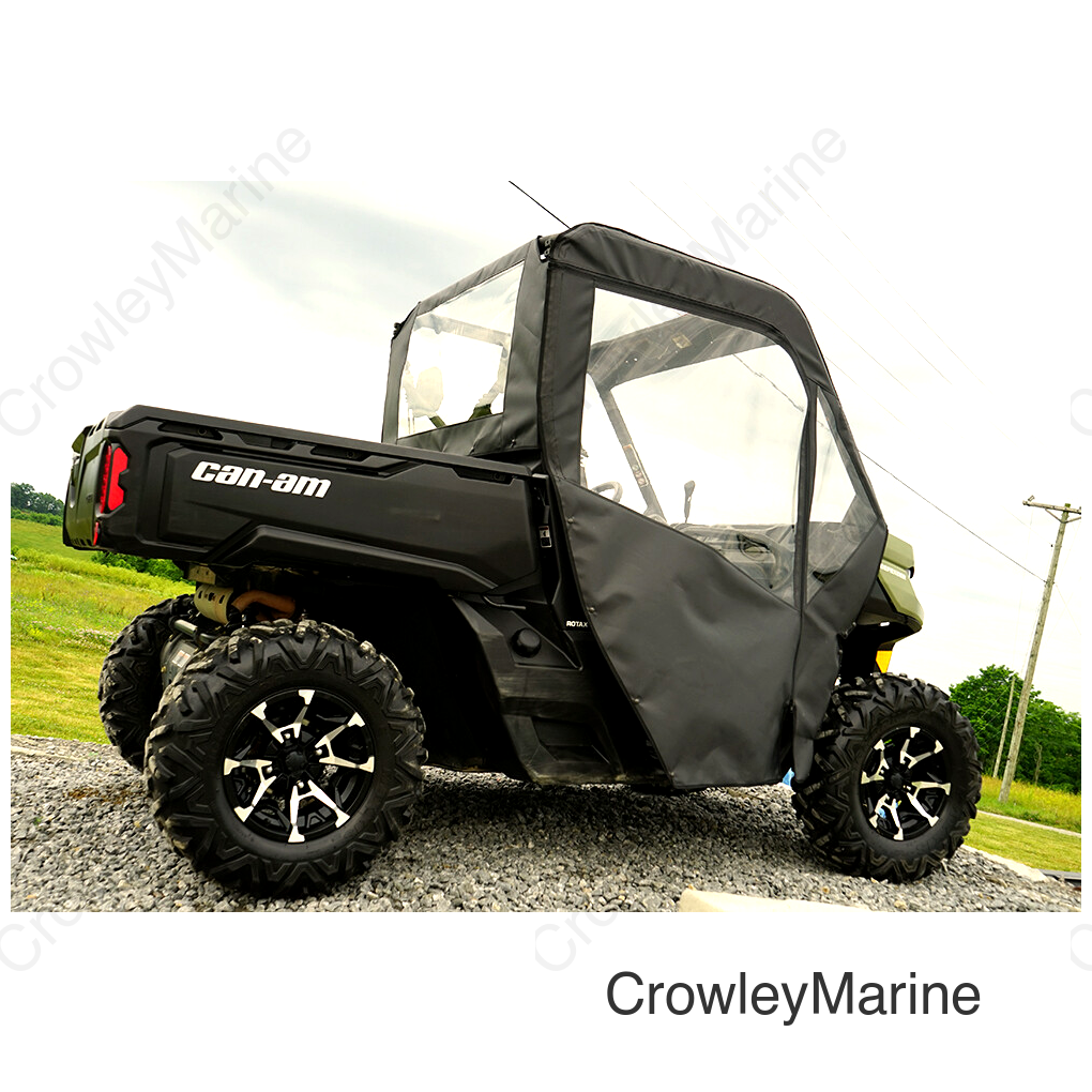 Soft Enclosure - Full - Black - Can-Am