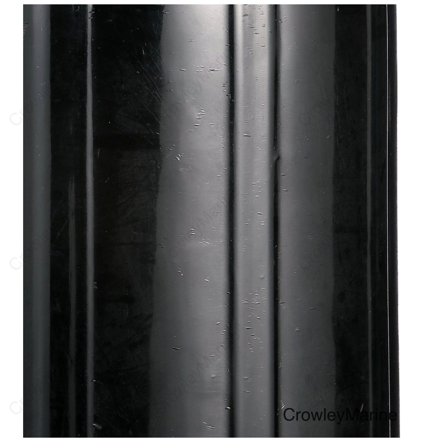 Seachoice Center Hole Fender, Roto-Molded Marine Grade Vinyl, Black, 10 Ft. X 25 Ft.