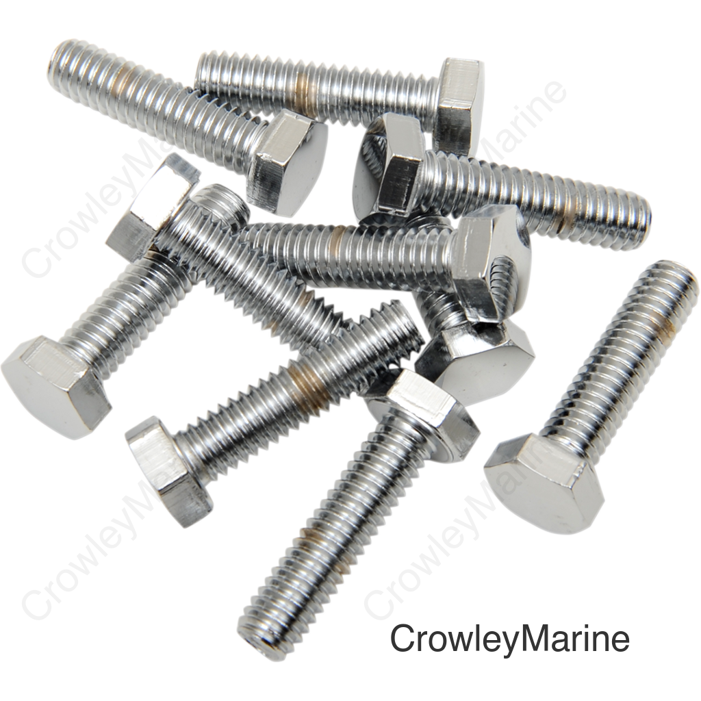 5/16"-18 X 1" CHR HEX HD