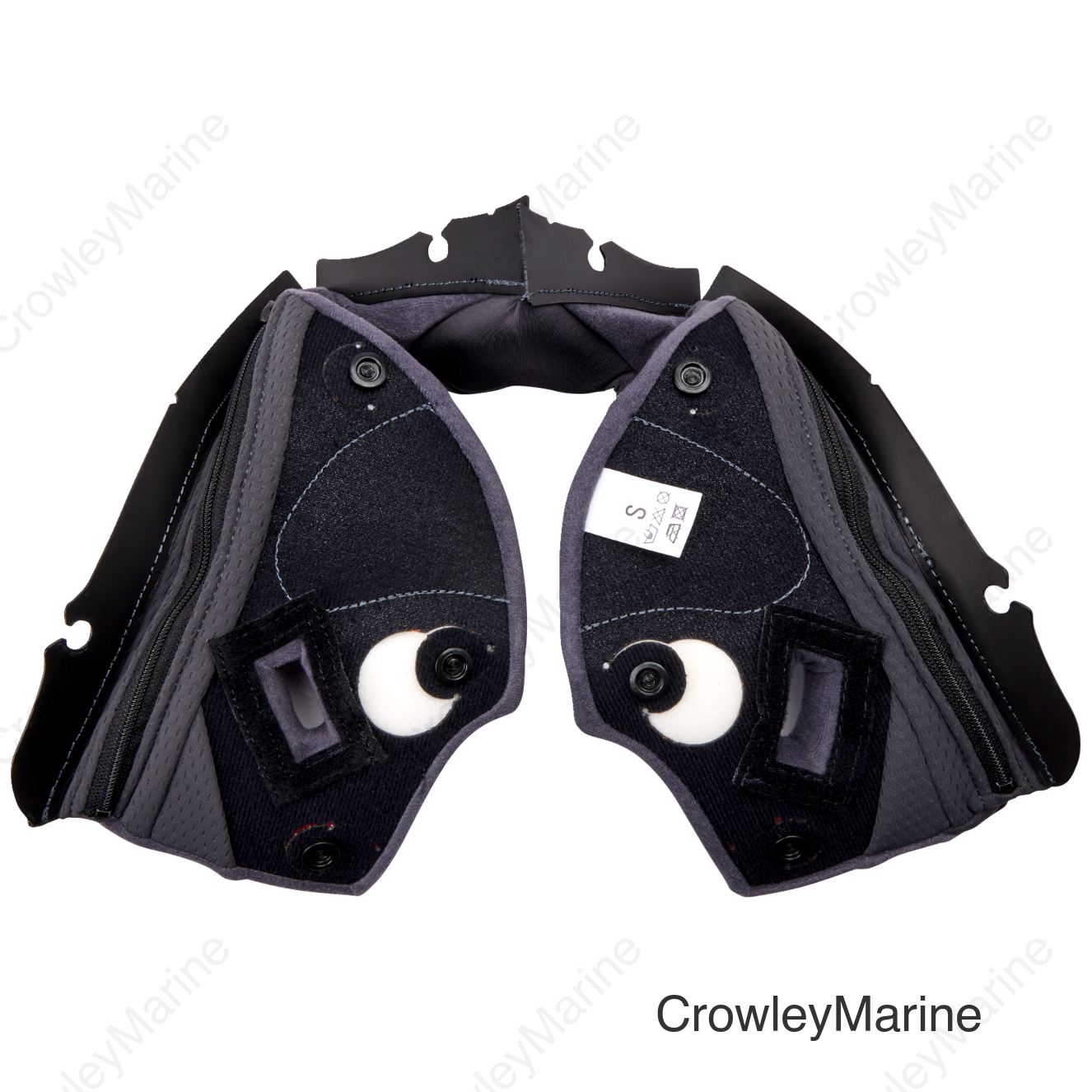 Pista GP RR Cheek Pads - Gray/Yellow - 2XL