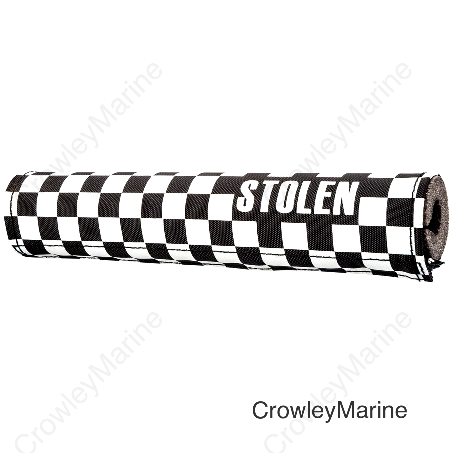 Stolen Fast Times Reversible BMX Handlebar Pad - Black Black/White Checker