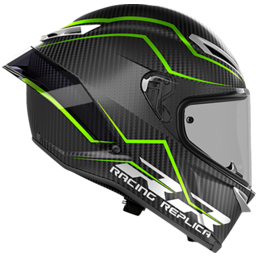 Pista GP RR Helmet - Performante - Carbon/Lime - XL thumbnail-4