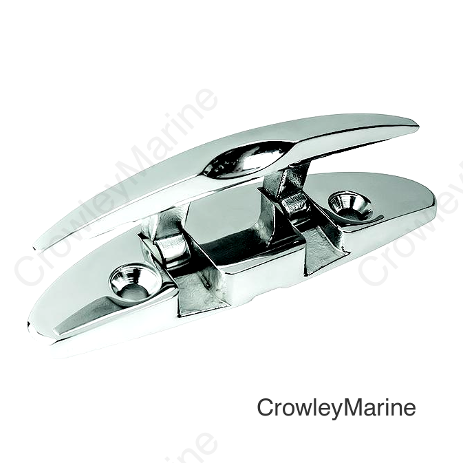 SeaDog 0411251 Oval Folding Cleat, Polished SS