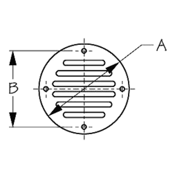 Sea-Dog 331600 Drain Cover, 3-1/4" thumbnail-0