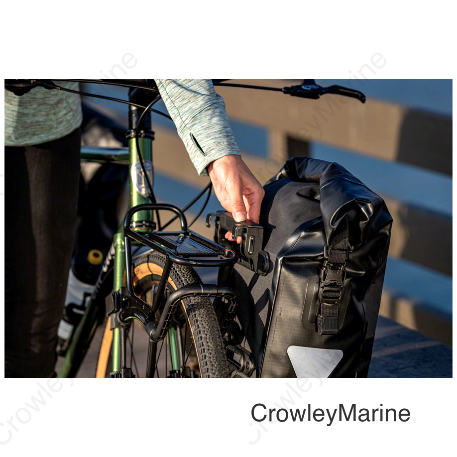 Topeak TetraRack R1 Front Rack for Gravel/Road - Fork Blade Strap Mount  QuickTrack Compatible Black