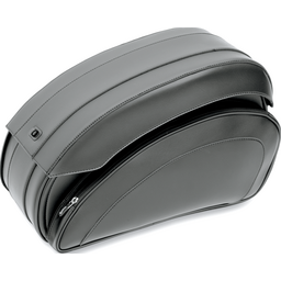 Deluxe Throwover Saddlebag - Black thumbnail-1