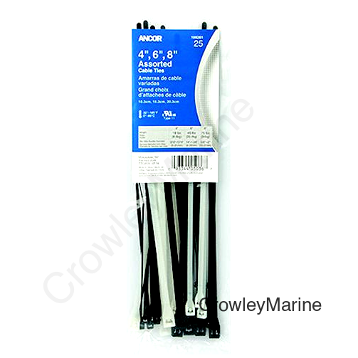 Cable Tie 4" & 8" Assorted 25Pc